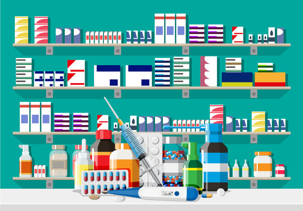 现代室内药房图片下载