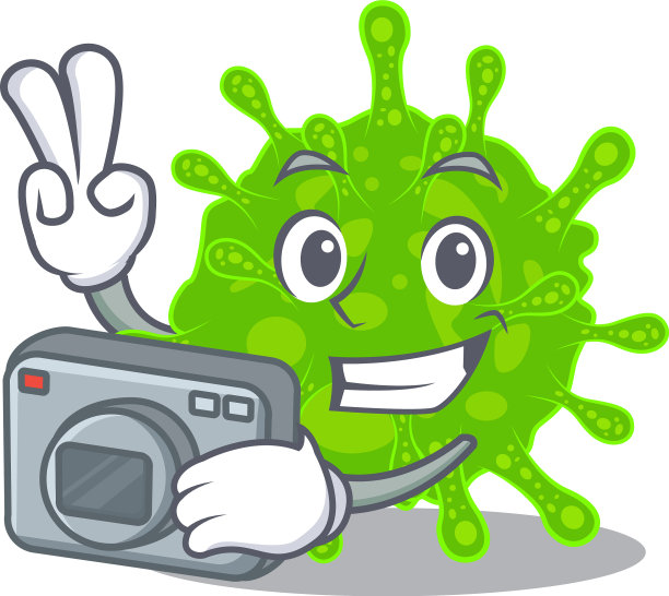 黄病毒科吉祥物设计专业图片下载