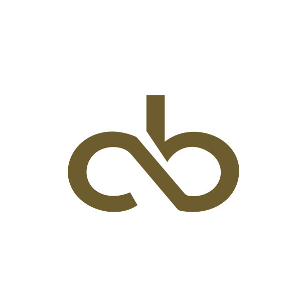 字母AB或BA标志设计模板图片下载