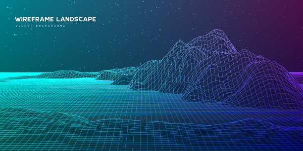 数字框架景观背景图片下载