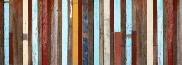 旧画木纹横幅背景。图片下载