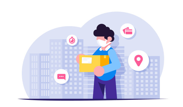 在疫情或隔离期间运送货物图片下载