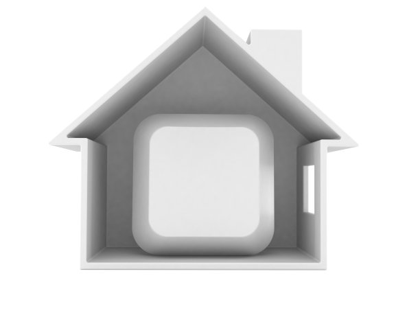 电脑钥匙屋内横截面图片下载