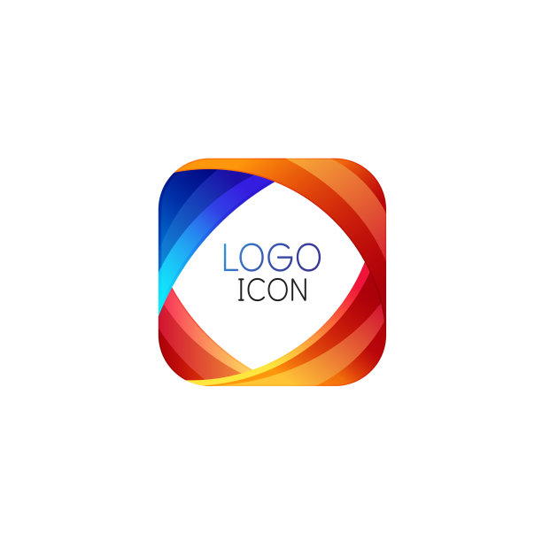 商业时尚几何方形Logo设计图片下载