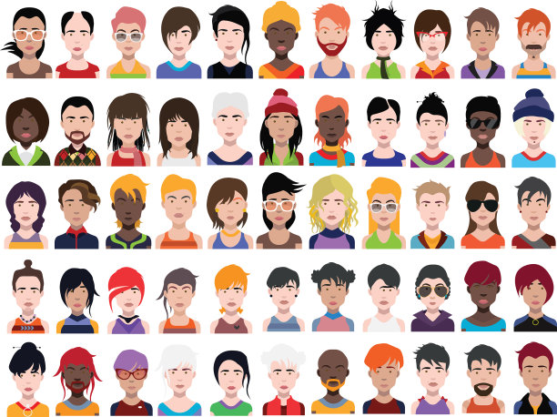 人的头像，女人的头像，男人的头像图片下载