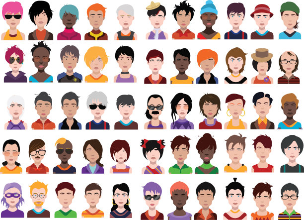 人的头像，女人的头像，男人的头像图片下载