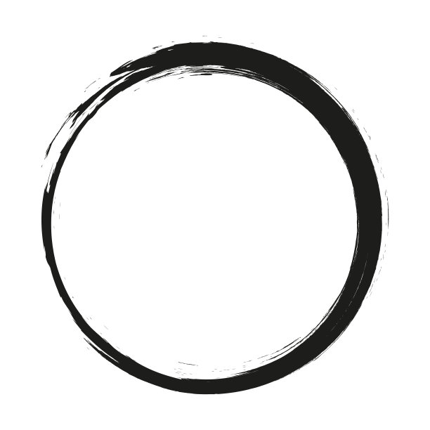 矢量笔刷在白色背景上画圆圈。墨汁手绘画画笔圈。标志、标签设计元素矢量插图。黑色的抽象的圆。框架。图片下载