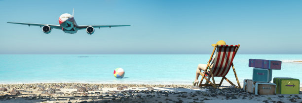 客机在空中图片下载