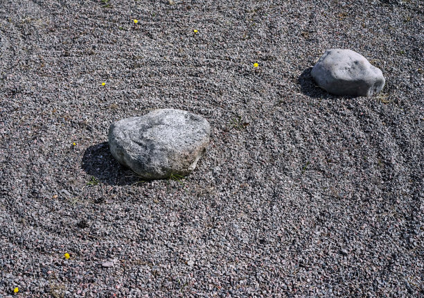 风水园林禅宗石图片下载