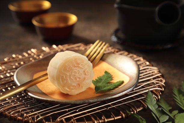 雪皮月饼，中秋月饼的新版本图片下载