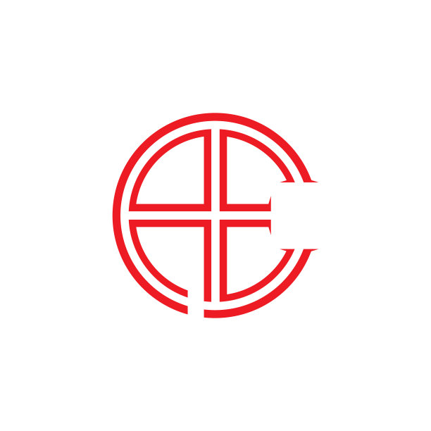 首字母AE或EA Logo设计模板图片下载