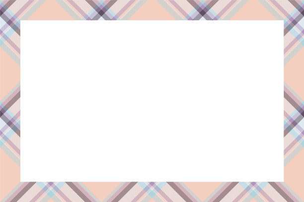 复古框苏格兰边界图案复古图片下载