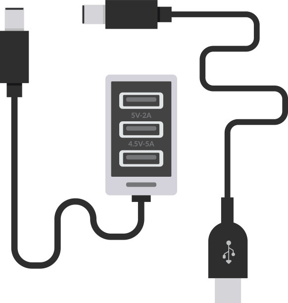 汽车充电器智能手机usb充电器适配器图片下载