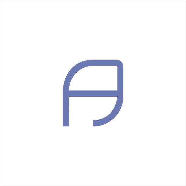 字母AF或FA标志设计模板图片下载