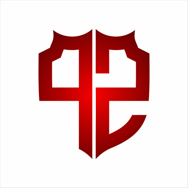 Pz标志盾形图案样式设计模板图片下载