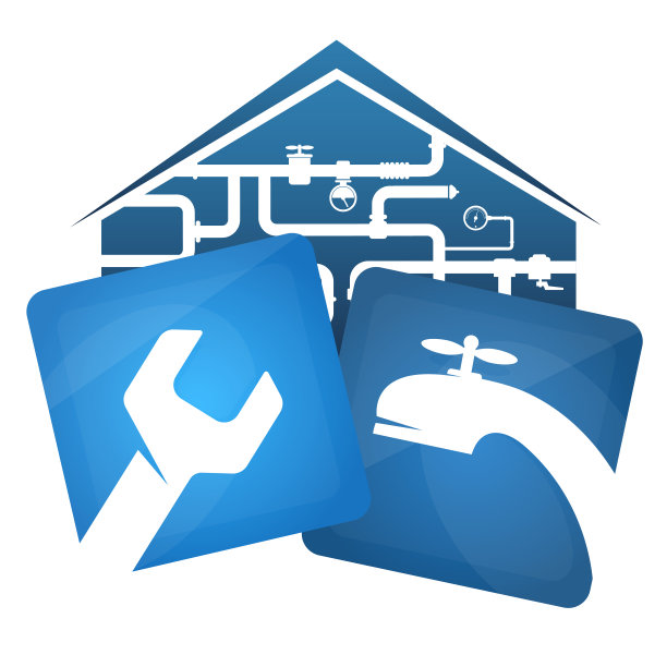 修理水管扳手和水龙头图片下载