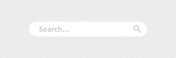 搜索，网页栏简单孤立图标。互联网发现概念在矢量平坦图片下载