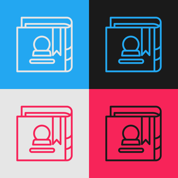 波普艺术线古魔法书与炼金术图片下载