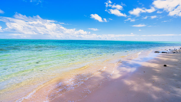 毛里求斯的热带海滩图片下载