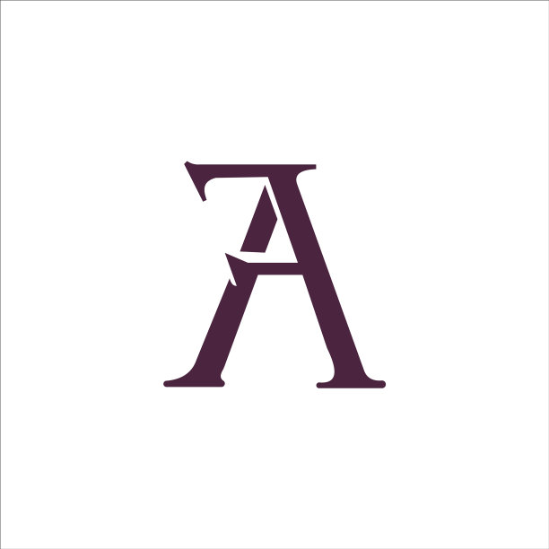 字母AF或FA标志设计模板图片下载
