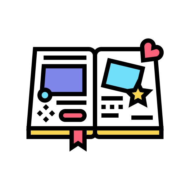 工艺预订彩色图标矢量孤立孤立的插图图片下载