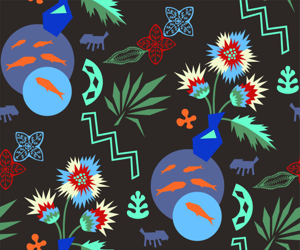 矢量背景抽象艺术品。手绘墨水插图。现代装饰装饰背景。矢量模式。印刷纺织品，布料，墙纸“剪贴簿图片下载