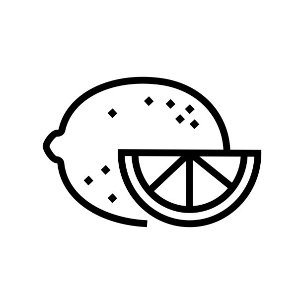 柑橘芳香疗法线图标矢量孤立插图图片下载