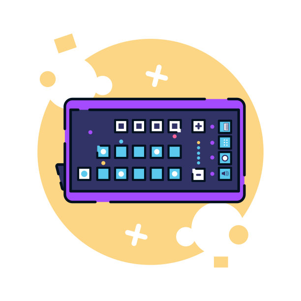 孤立的音板图标图片下载