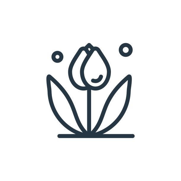 植物图标向量从春天的概念。植物的细线插图可编辑的笔触。植物线性标志，用于web和移动应用程序，标志，印刷媒体。图片下载