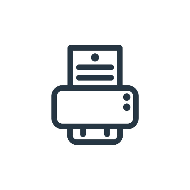 打印机图标向量从打印机和传真概念。细线插图的打印机可编辑的笔触。打印机线性标志，用于web和移动应用程序，标志，印刷媒体。图片下载