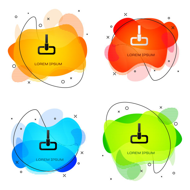 黑色拖把图标孤立在白色背景图片下载