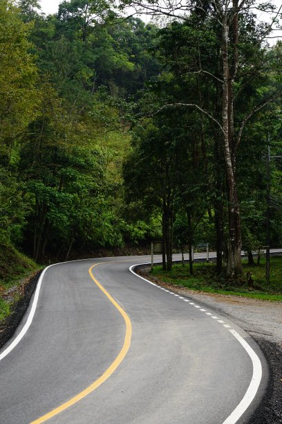 弯曲的道路。图片下载