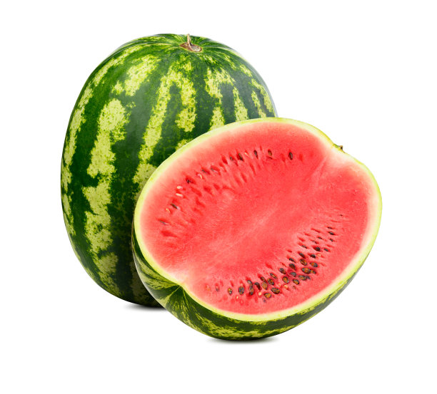 新鲜的西瓜孤立图片下载