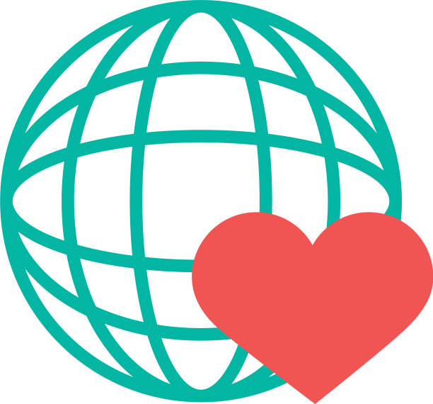 地球行星以心团结平风格图片下载