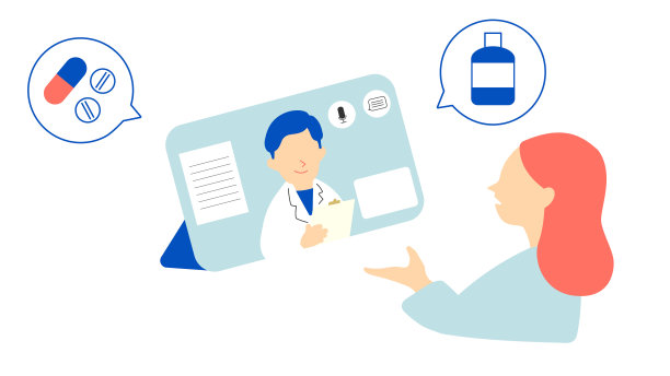 与医生在线咨询监测、社交距离、冠状病毒预防图片下载