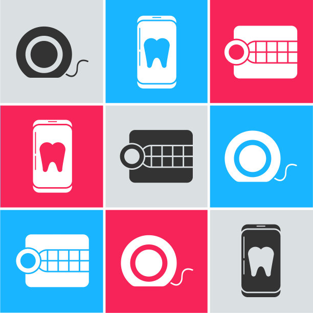 设置牙线在线牙科护理和假牙图片下载