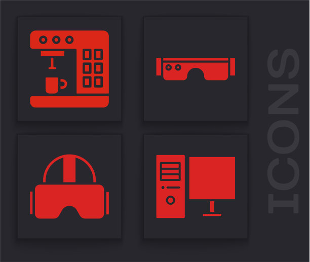 设置电脑显示器、咖啡机智能眼镜图片下载