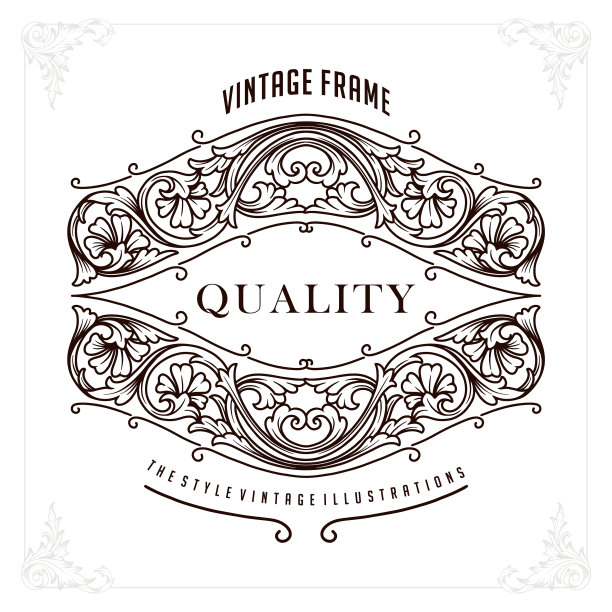 高端豪华完美的边界身份和图片下载