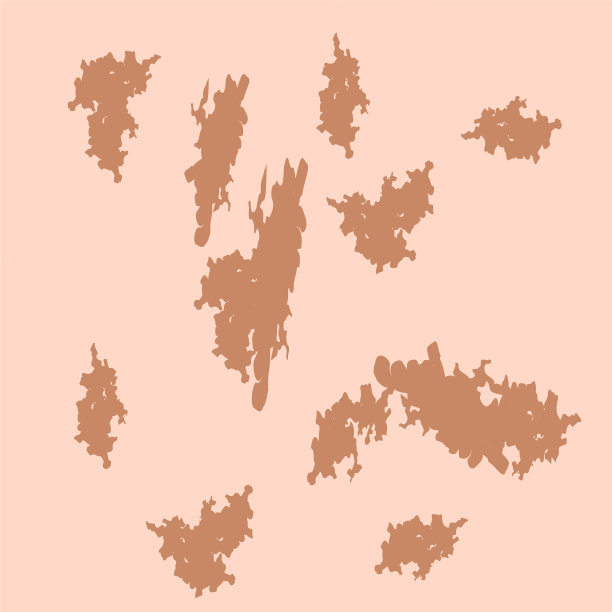 在皮肤背景上的色素沉着图片下载