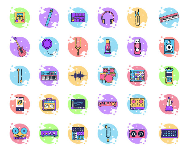 音乐器材套装图片下载