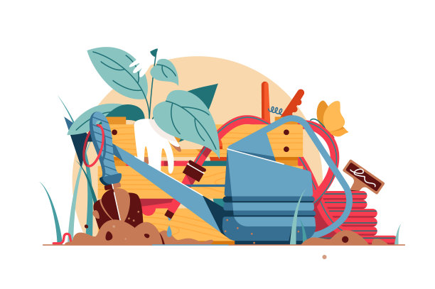 各种园艺工具图片下载