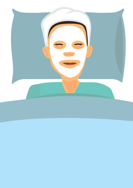 戴着化妆面具的女人。图片下载