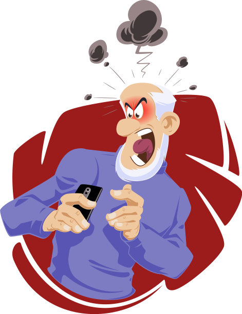 愤怒的男人对着电话大喊大叫是愤怒的男人图片下载