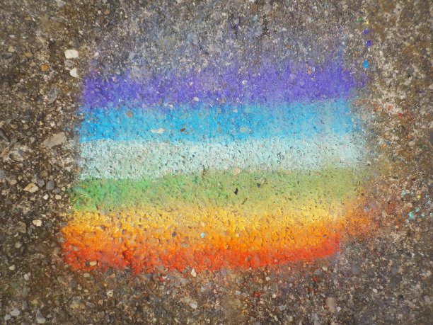 彩虹在地面图片下载