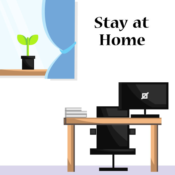 公寓呆在家里与室内工作场所图片下载