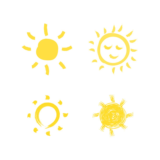 黄色太阳素材图片下载