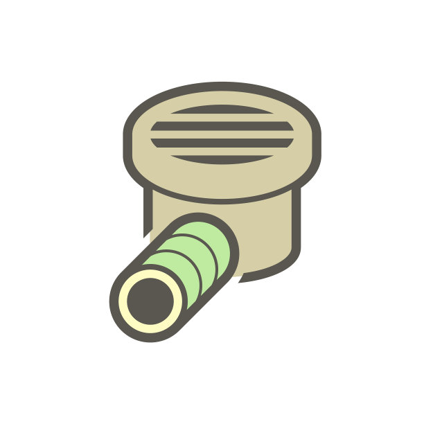 园林排水系统及管道图标集设计图片下载