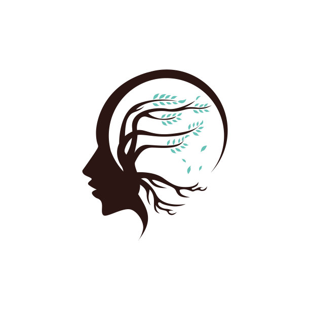 神经科学概念图标设计图片下载