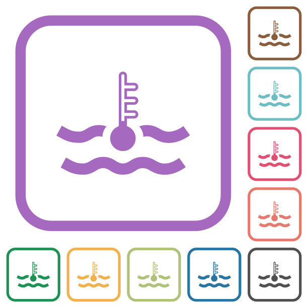 冷温度发动机冷却剂简单图标图片下载