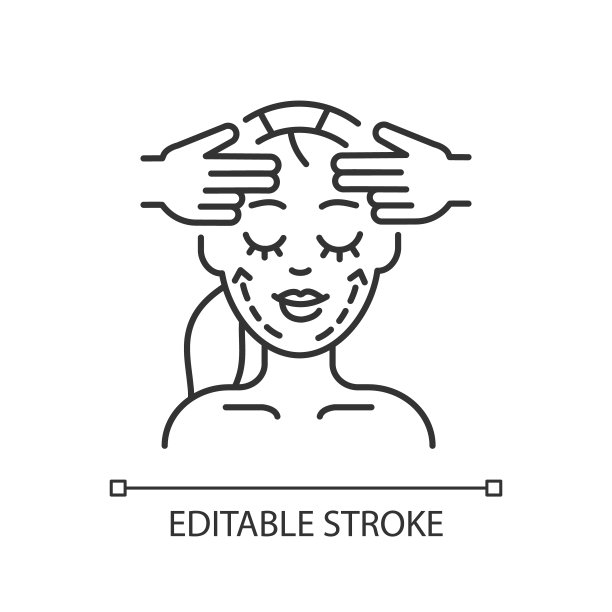 面部适应度线性图标图片下载